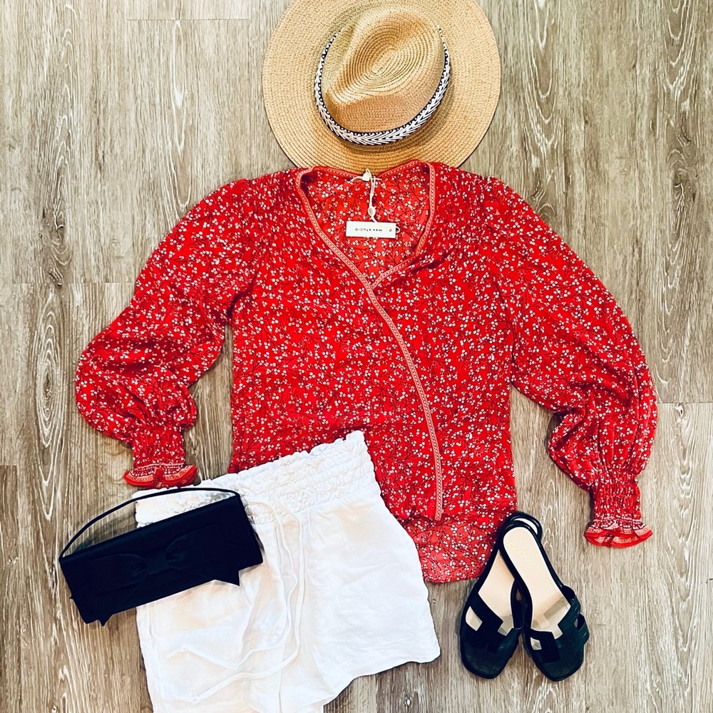 NWT Max Studio high-low top in oversized XS